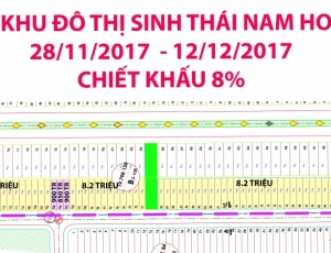 Mở bán mới KĐT Nam Hoà Xuân B2-108 đối lưng đường Nguyễn Phước Lan nối dài